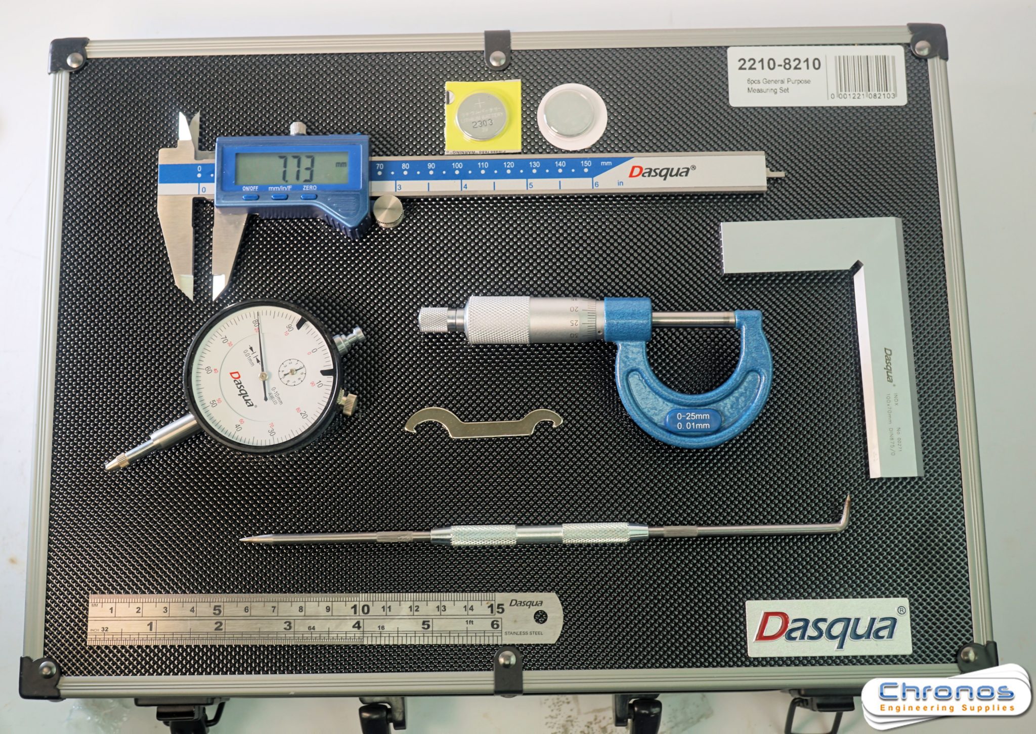 Dasqua 6pc Premium Precision Measuring Set 2210 8210 Chronos