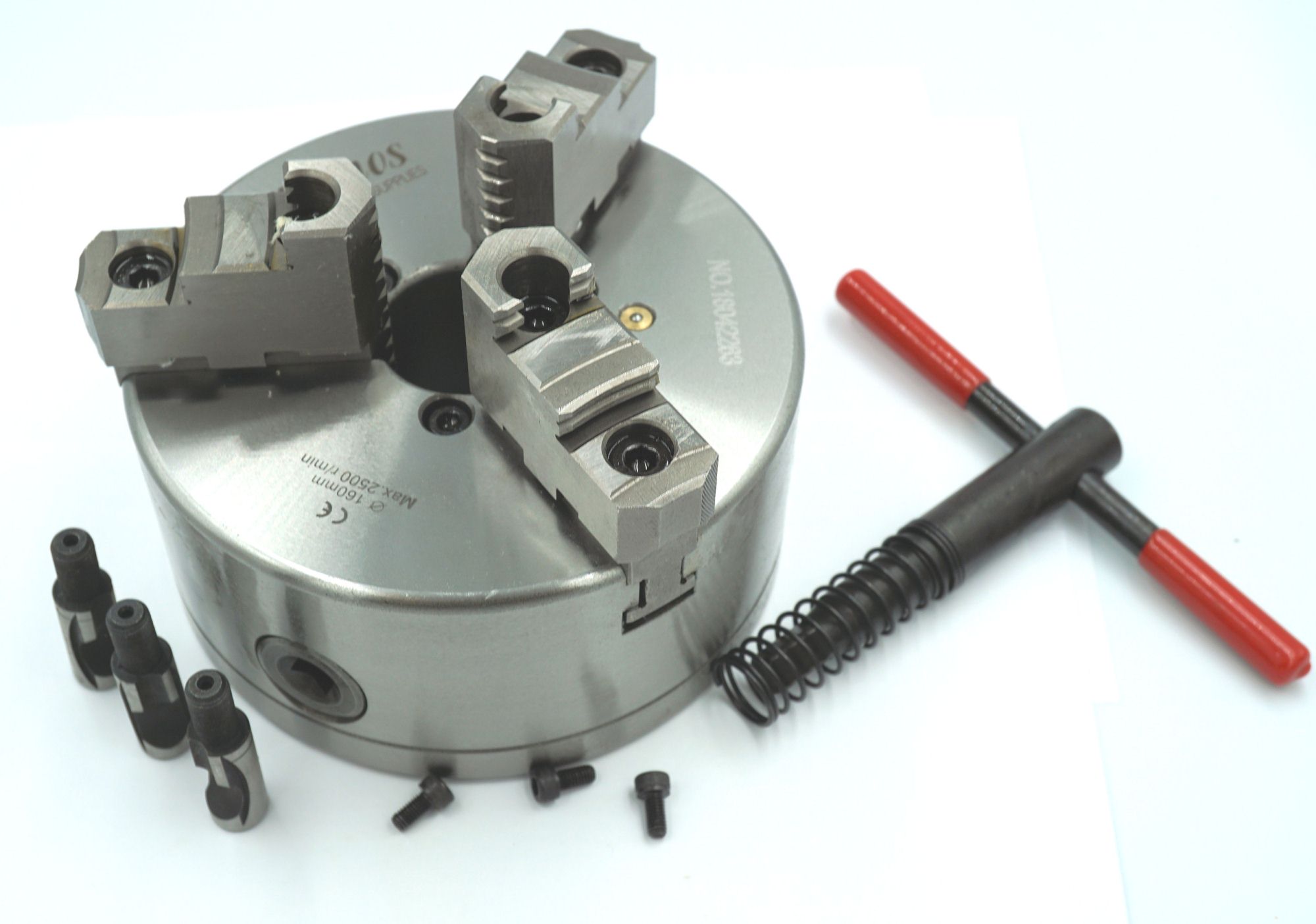 160 mm 3 Jaw Lathe Chuck with Direct Mount D13 Camlock (Ref K11160AD3)