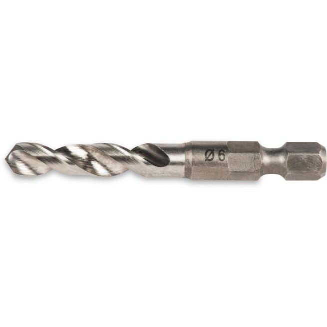 FISCH Universal Twist Drill Hex Shank - 6 mm 107407