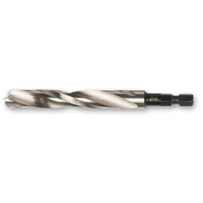 FISCH HSS Brad Point Drill Bit Hex Shank - 10 mm 107414