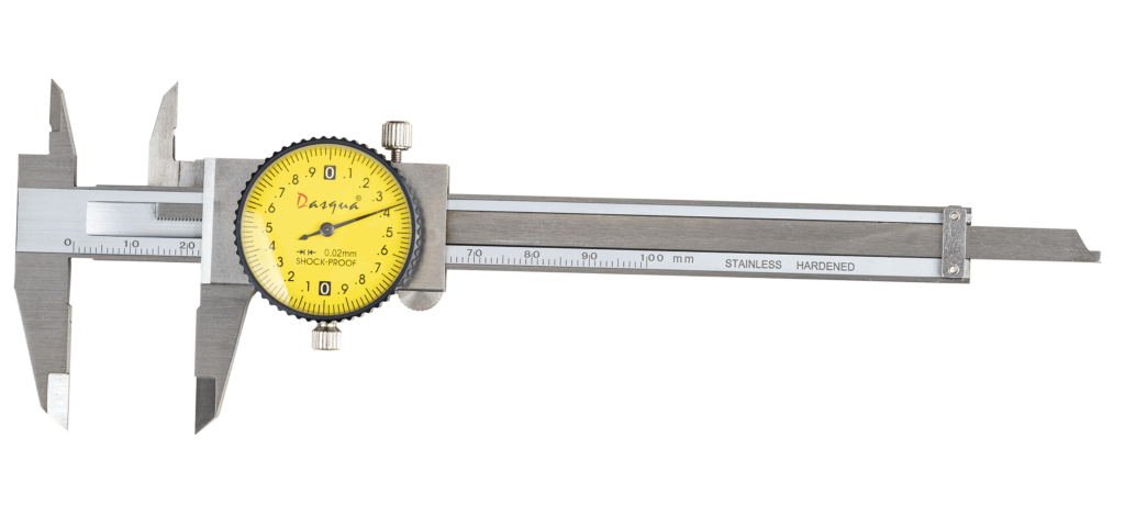 Dasqua Machinists Grade 0 - 100 mm Dial Caliper | Chronos Engineering ...