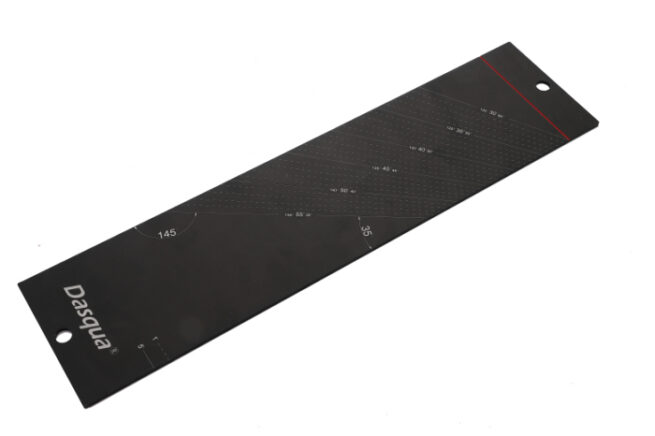 Dasqua Black-Red Angle Reference Plate 1804-7111 - Image 4