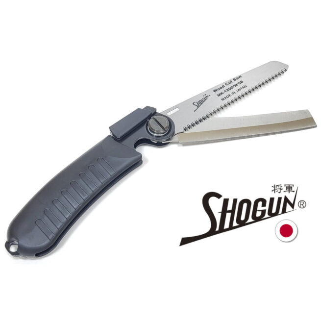 Shogun MK-120DNK Japanese 2 in 1 Folding Japanese Pocket Saw And Knife