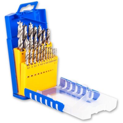 FISCH 19 Piece HSS Brad Point Drill Set 109393