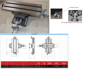 SCT Cross Slide Milling Table- SORRY OUT OF STOCK